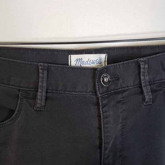 Madewell Pants Size 31 Black / Grey  9" rise - Picture 4 of 10